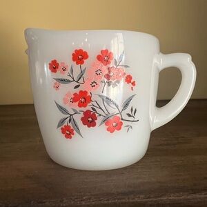 Fire King Primrose Creamer